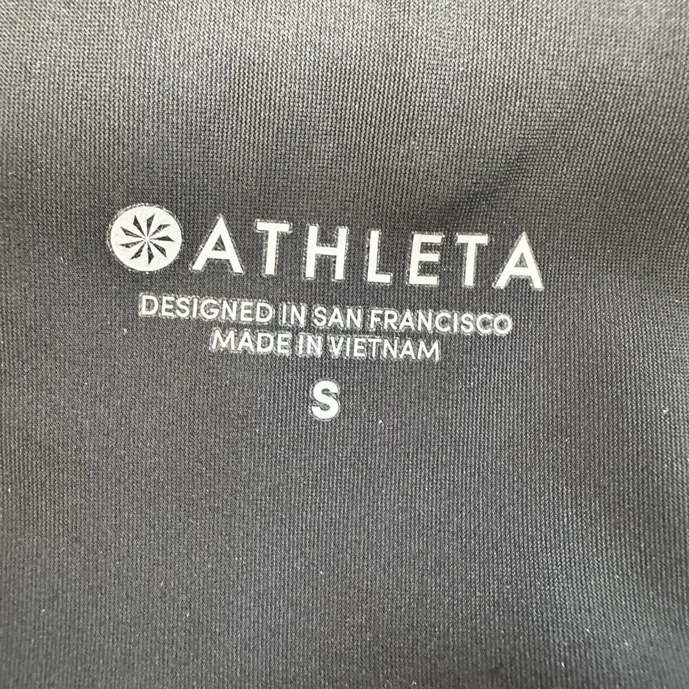 Athleta Stellar Crop Pant Black Size Small Athletic